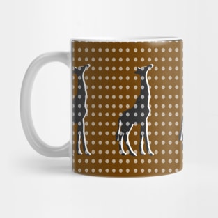 Giraffes meet Dots Mug